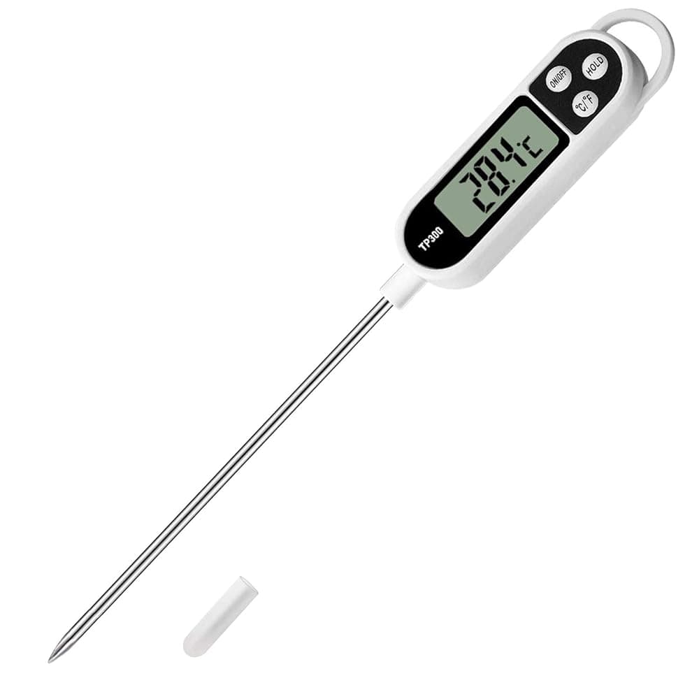 Termómetro de Cozinha Bluetooth espetado num assado